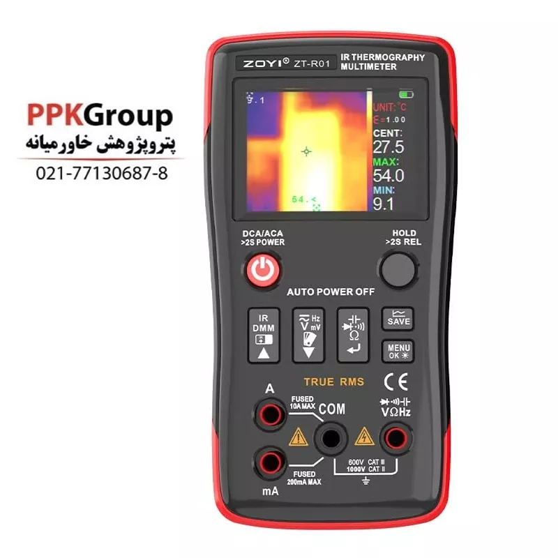 خرید دوربین حرارتی و مولتی‌متر زویی مدل ZT-R01 2 IN 1